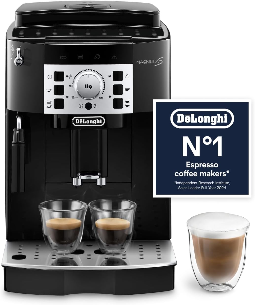 De'Longhi Magnifica S - Automatic Coffee Machine 2 Drinks Black