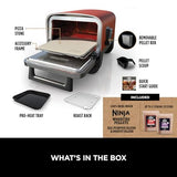 Ninja Woodfire 8-in-1 Electric Outdoor Oven and Pizza Oven, Orange OO101UK