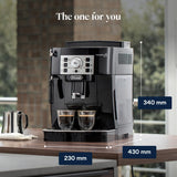 De'Longhi Magnifica S - Automatic Coffee Machine 2 Drinks Black