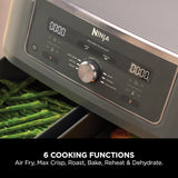 Ninja MAX Dual Zone 9.5L Air Fryer, 2 Drawers, Gunmetal DZ400UK