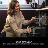 Ninja MAX Dual Zone 9.5L Air Fryer, 2 Drawers, Gunmetal DZ400UK
