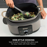 Ninja Foodi PossibleCooker, 8-in-1 8L Slow Cooker, Stone Gold MC1001UKSTGD