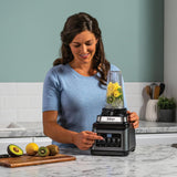 Ninja 3-in-1 Food Processor & Blender with Auto-iQ, Black BN800UK