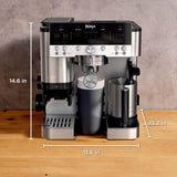 Ninja Luxe Premier 3-in-1 Coffee Machine, Silver ES601UK